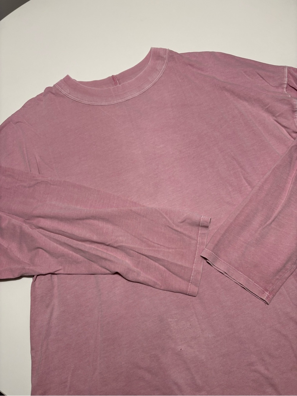 We The Free / Free People Pink Cotton Long Sleeve Tee